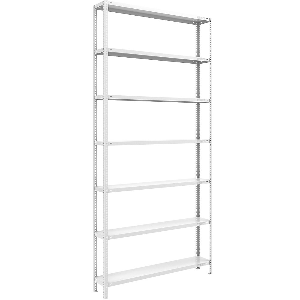 Rayonnage à boulonner plastifié, version légère