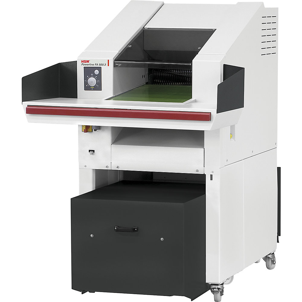 Schredder-Pressen-Kombination, Presskraft 80 kN, Schnittbreite 6 mm HSM