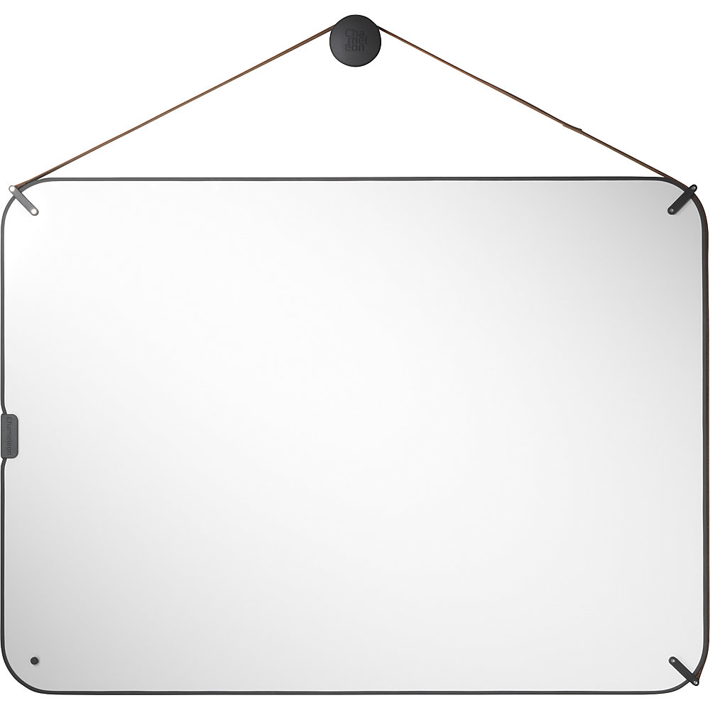 Chameleon Tableau blanc design portable, tôle d'acier émaillée, taille L, l x h 1120 x 820 mm