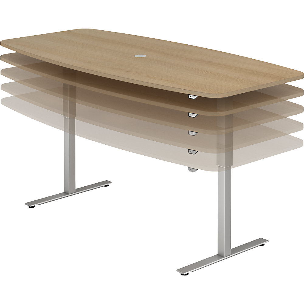 kaiserkraft Conference Table Oak 220x103 cm 2