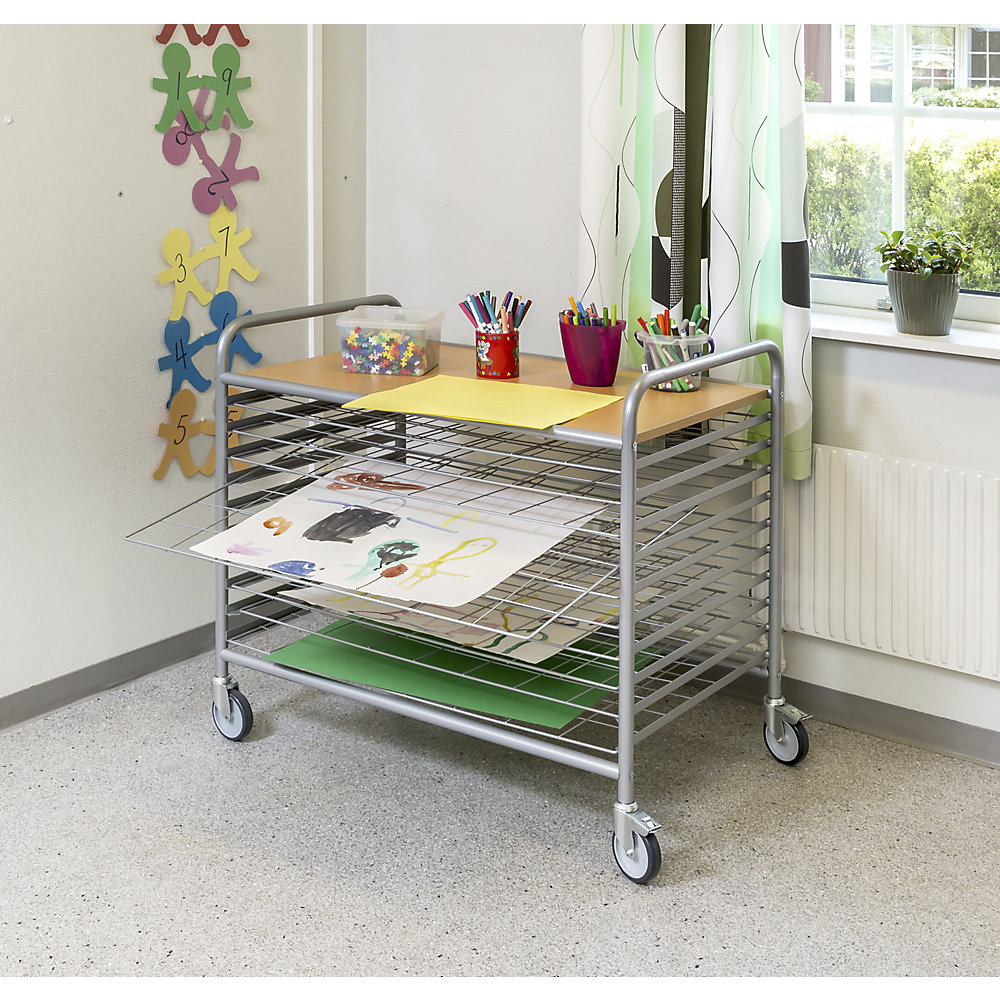 Profi-Trockenwagen, Tragfähigkeit 100 kg, 15 Etagen, ab 4 Stk Kongamek 2