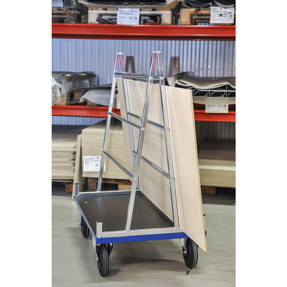 Plattenwagen KM8400, LxBxH 1000 x 700 x 1380 mm, 2 Lenk- und 2 Bockrollen, ab 5 Stk Kongamek 2