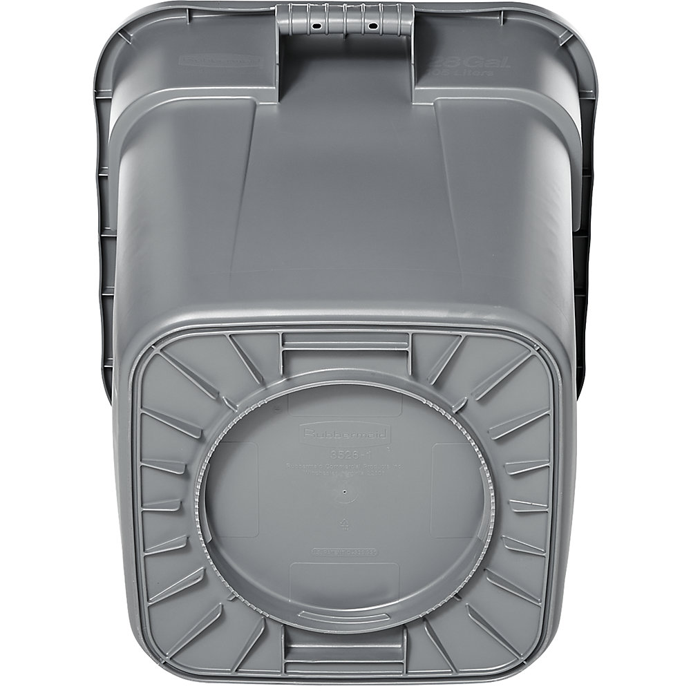 Rubbermaid BRUTE Universal Container Square Gray 106L 2