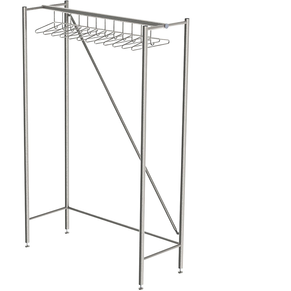 Penderie en inox pour salles blanches