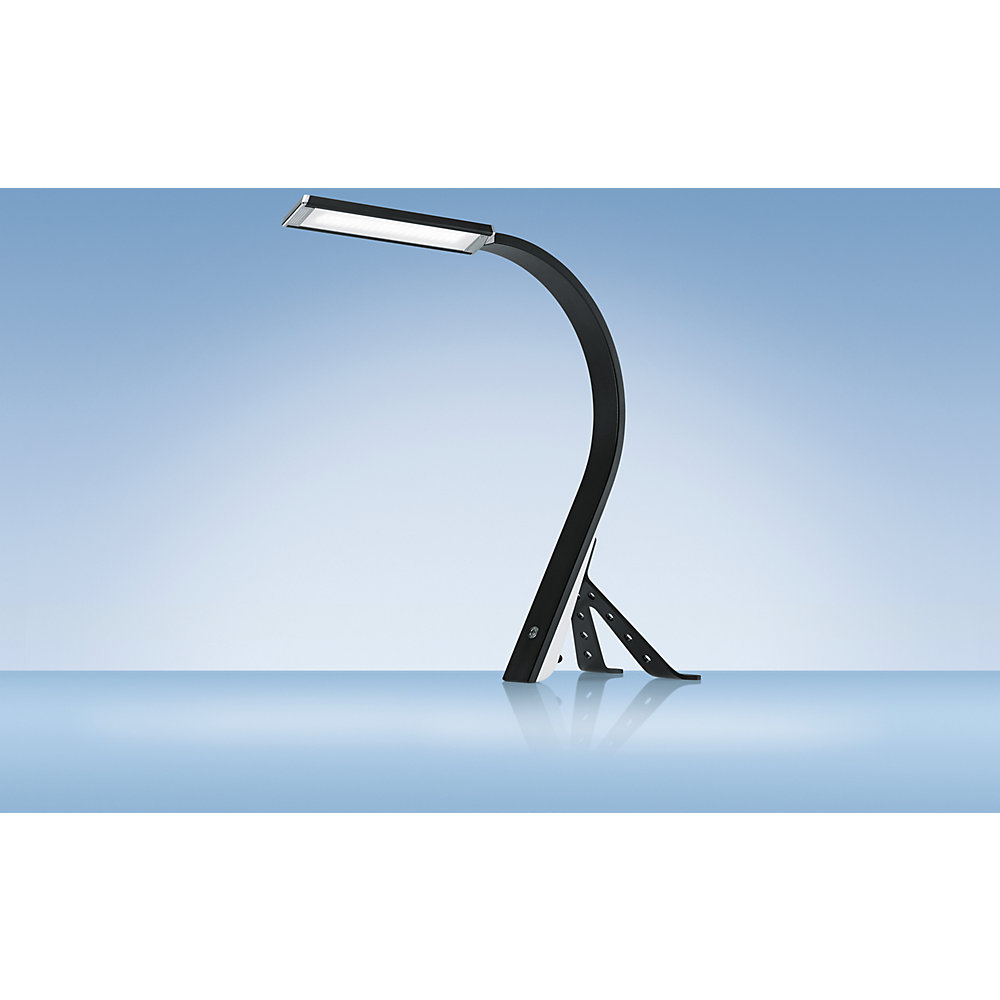 LED-Tischleuchte SWING, dimmbar, Leuchtenkopf drehbar, Standfuß, schwarz Hansa 2