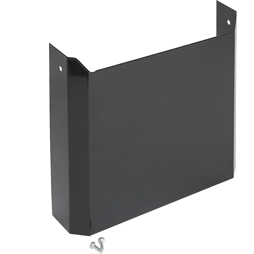 Contenitore per documenti, per carrello portattrezzi, nero