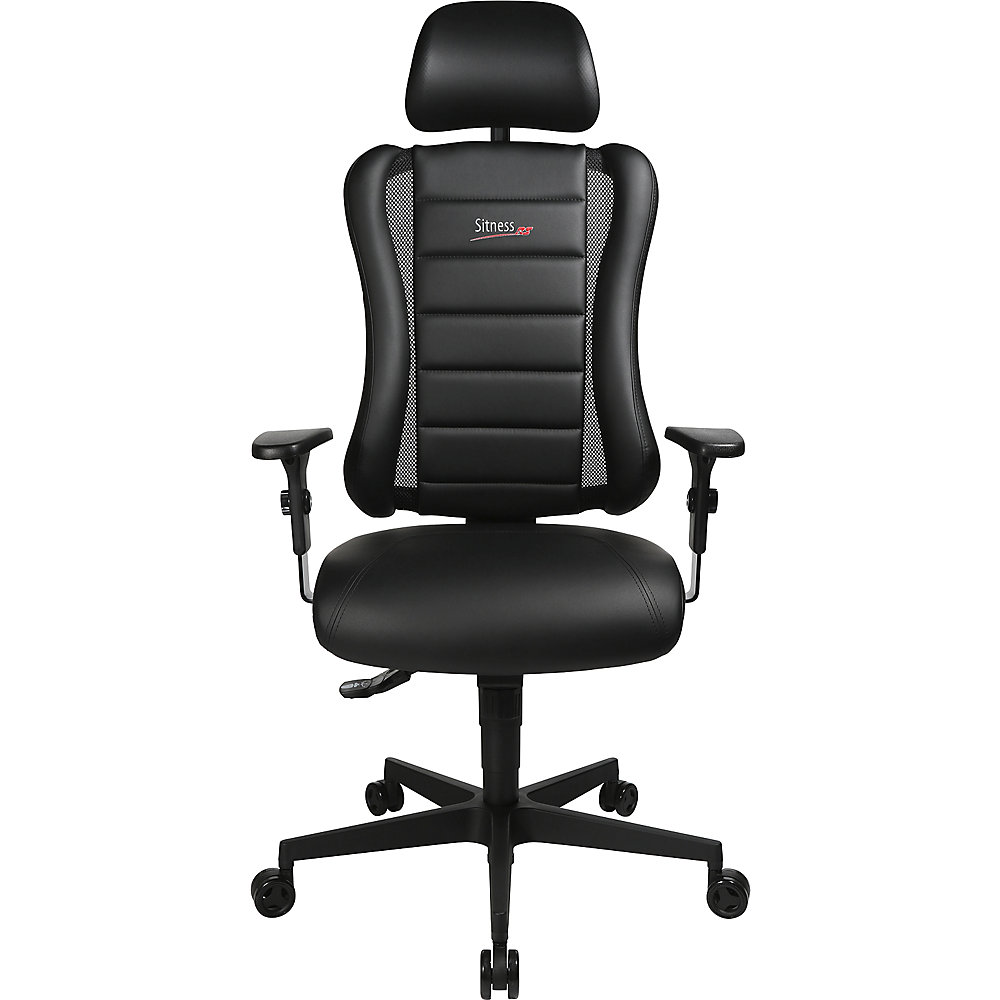 Photos - Computer Chair Topstar incl. head rest and arm rests, incl. head rest and arm rests, blac 
