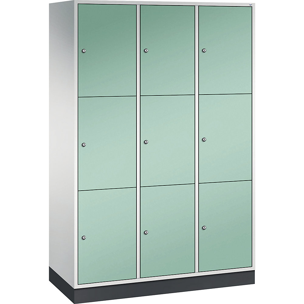 Vestiaire multicases en acier INTRO, casiers hauteur 580 mm