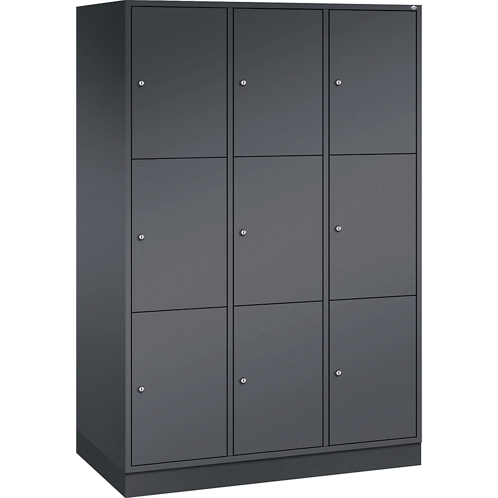 Vestiaire multicases en acier INTRO, casiers hauteur 580 mm