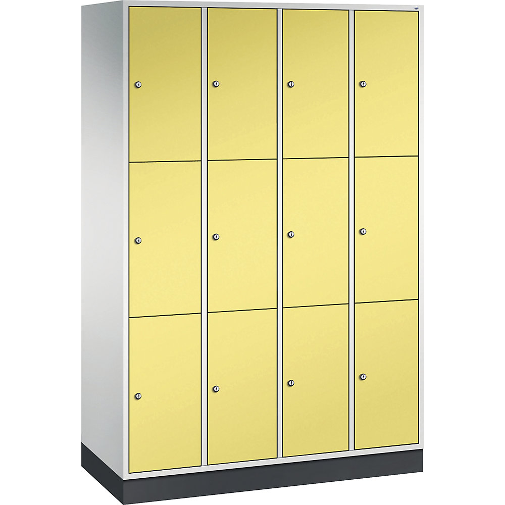 Vestiaire multicases en acier INTRO, casiers hauteur 580 mm