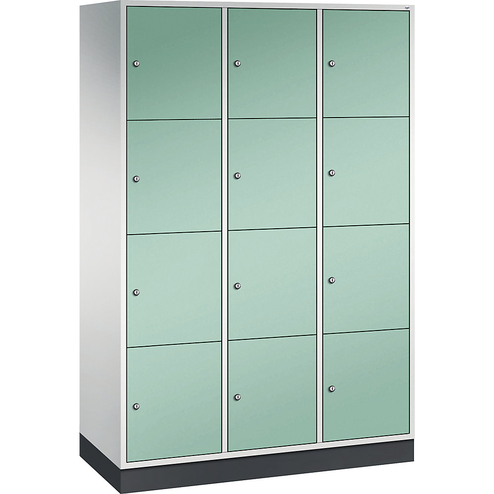 Vestiaire multicases en acier INTRO, casiers hauteur 435 mm