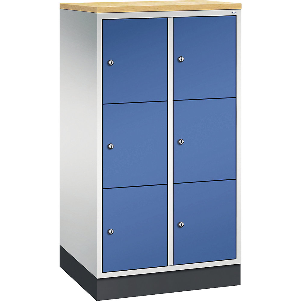 Vestiaire multicases en acier INTRO, casiers hauteur 345 mm