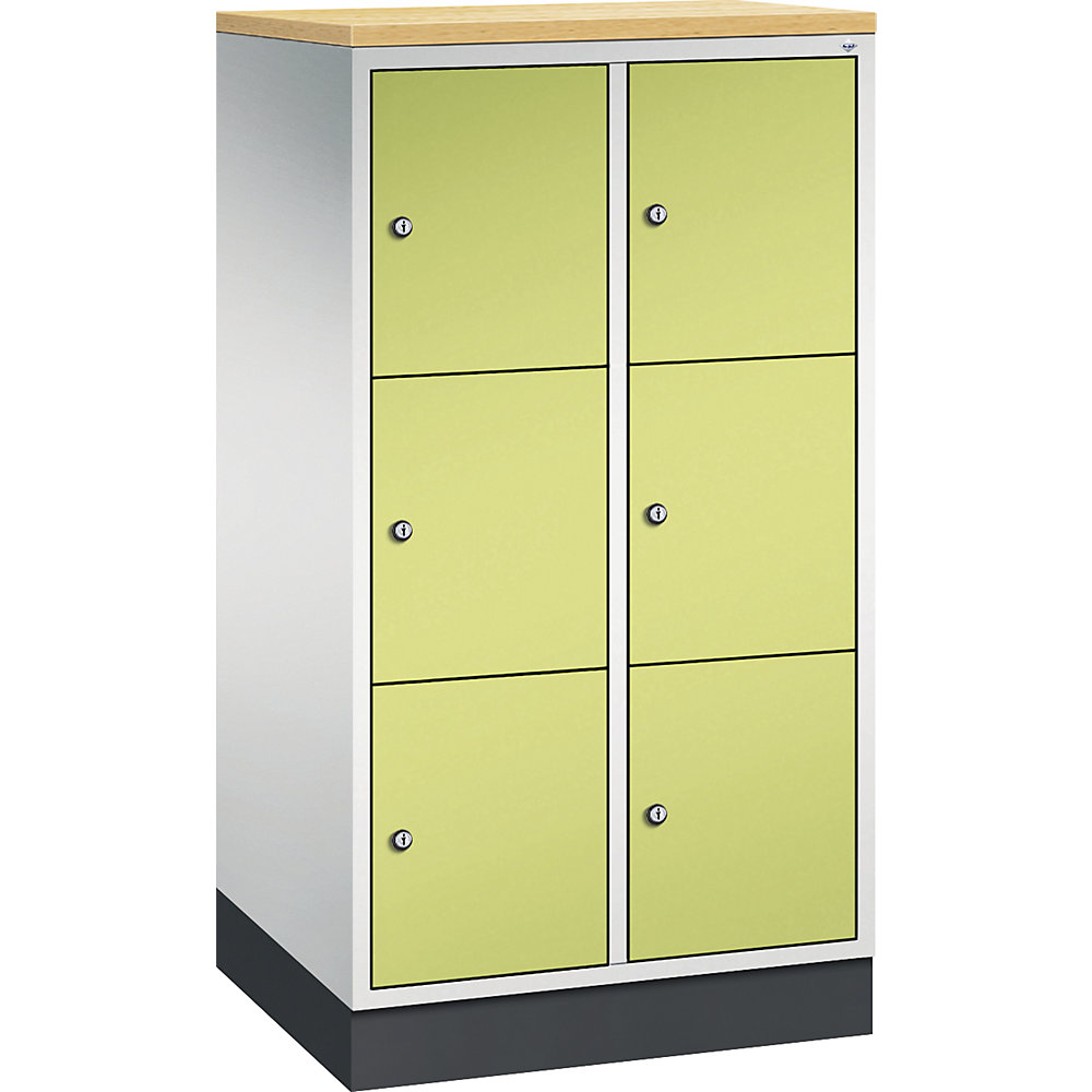 Vestiaire multicases en acier INTRO, casiers hauteur 345 mm