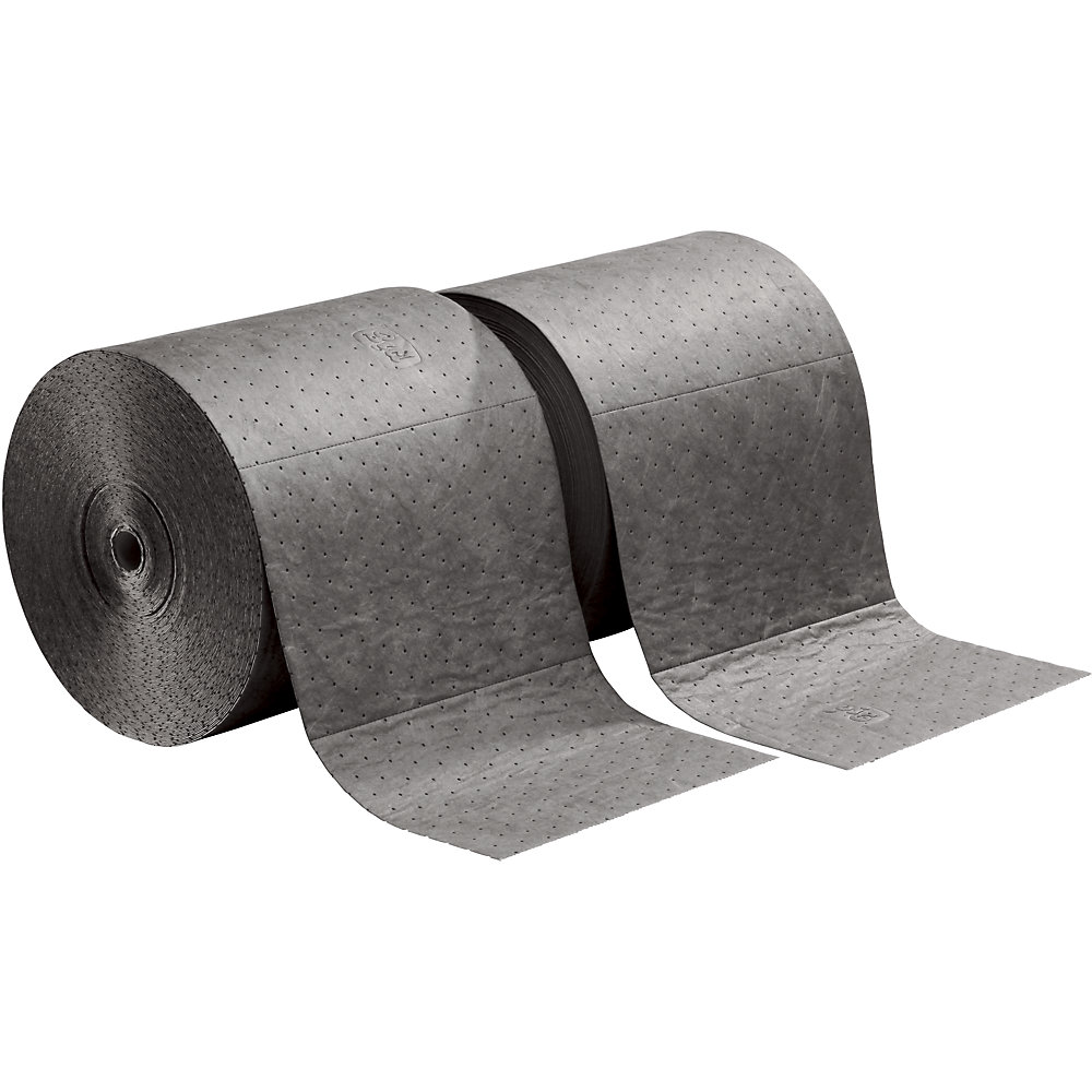 PIG Universal MAT - universal absorbent sheeting roll, length 91 m, pack of 2 rolls, width 380 mm