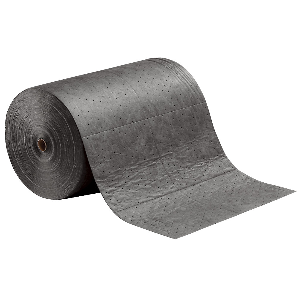 PIG Universal MAT - universal absorbent sheeting roll, length 91 m, pack of 1 roll, width 610 mm, perforated in lengths of 305 mm