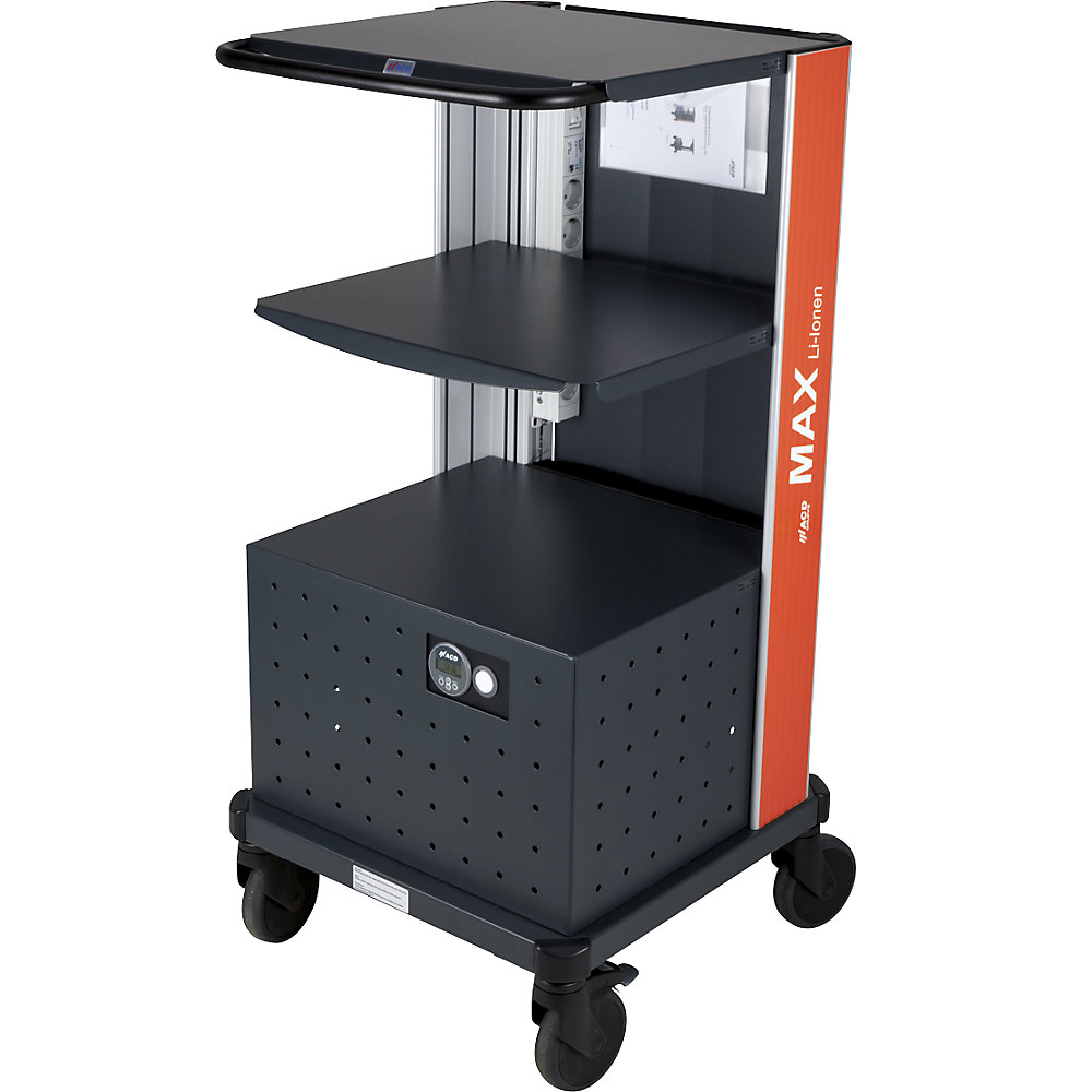 Poste de travail mobile avec alimentation électrique intégrée