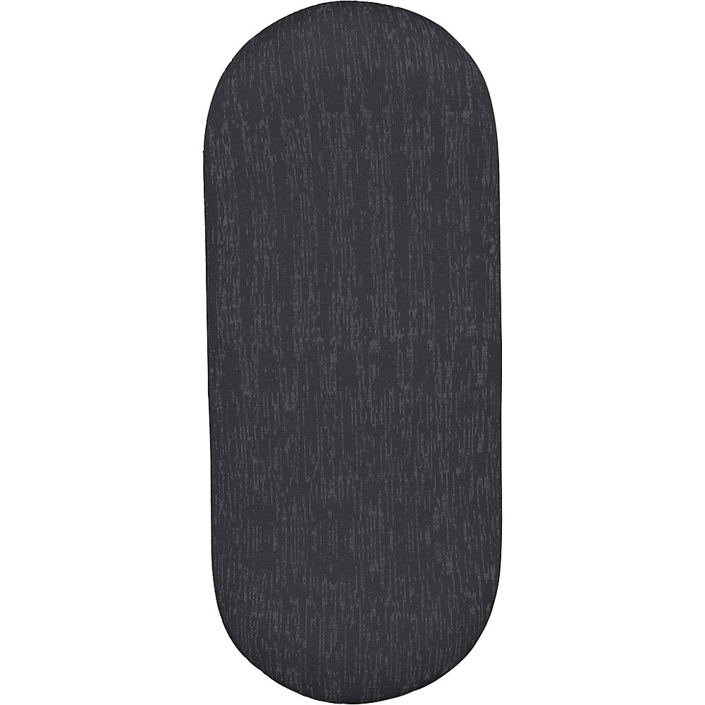 Hocker SITNESS H, Modell H2, mit Skateboardsitz, Bezug schwarz-gemustert, Sohle schwarz Topstar 2