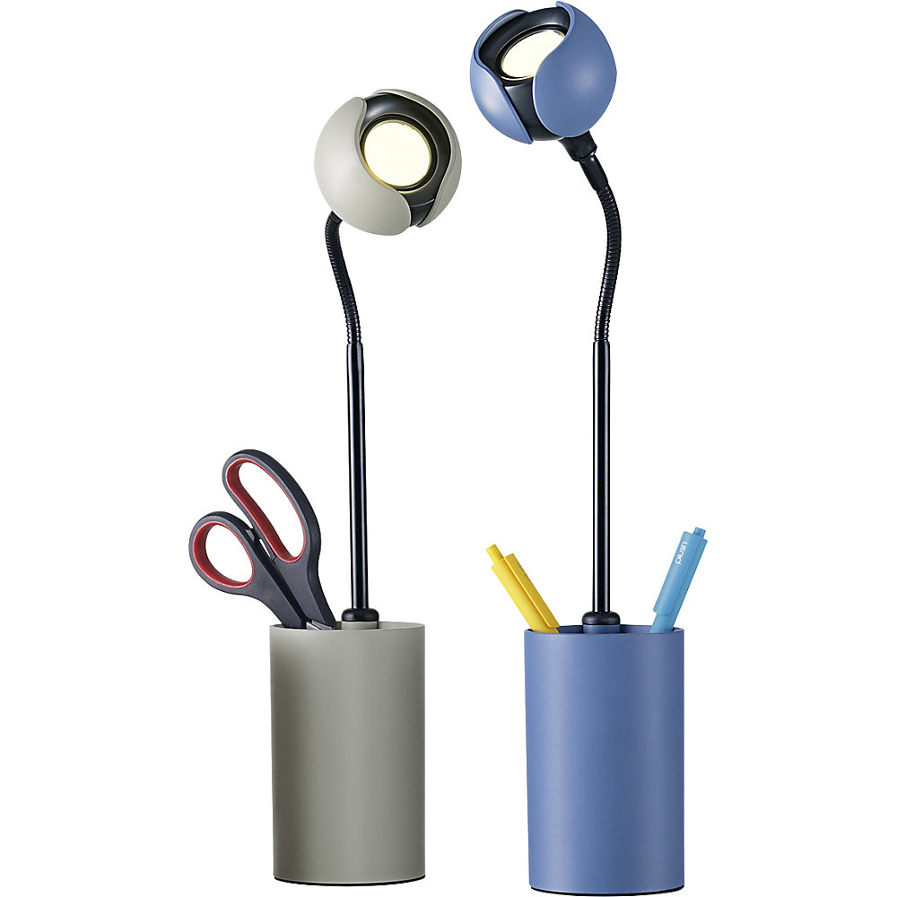 LED-Tischleuchte FLOWER, Höhe 475 mm, taupe Hansa 2