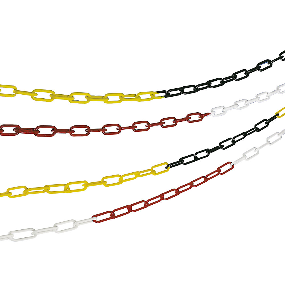 Nylon-Gütekette, MNK-Güte 6, Bundlänge 50 m, schwarz-gelb, ab 10 Stück Moravia 2