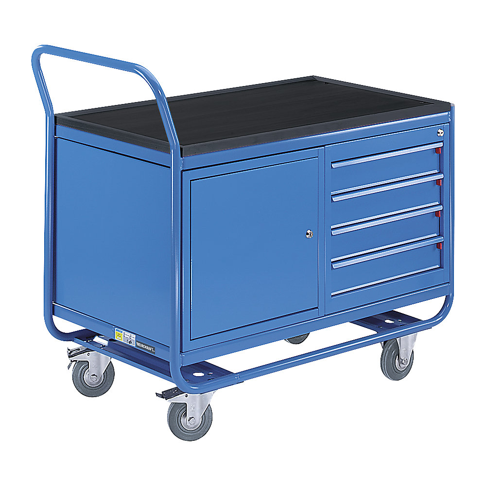 Chariot industriel à plateaux