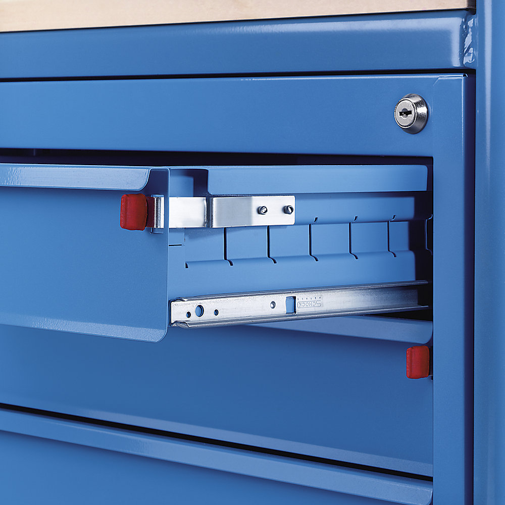 eurokraft pro Industrial Table Cart Light Blue/Black 2