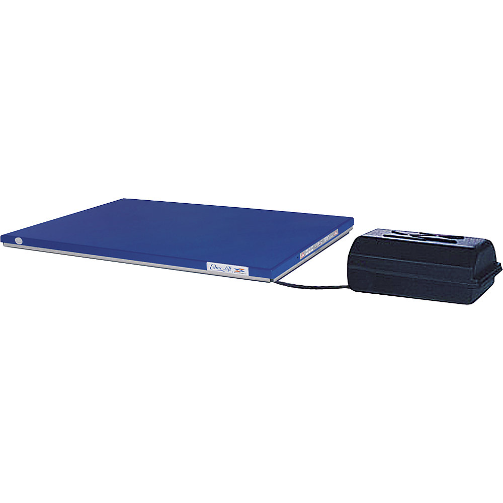 Edmolift Flat Form Scissor Lift Table Ultramarine Blue/Signal Orange 1500x800mm 2