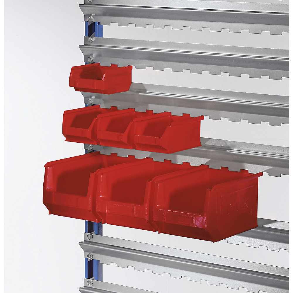 Jeu de bacs à bec rouges