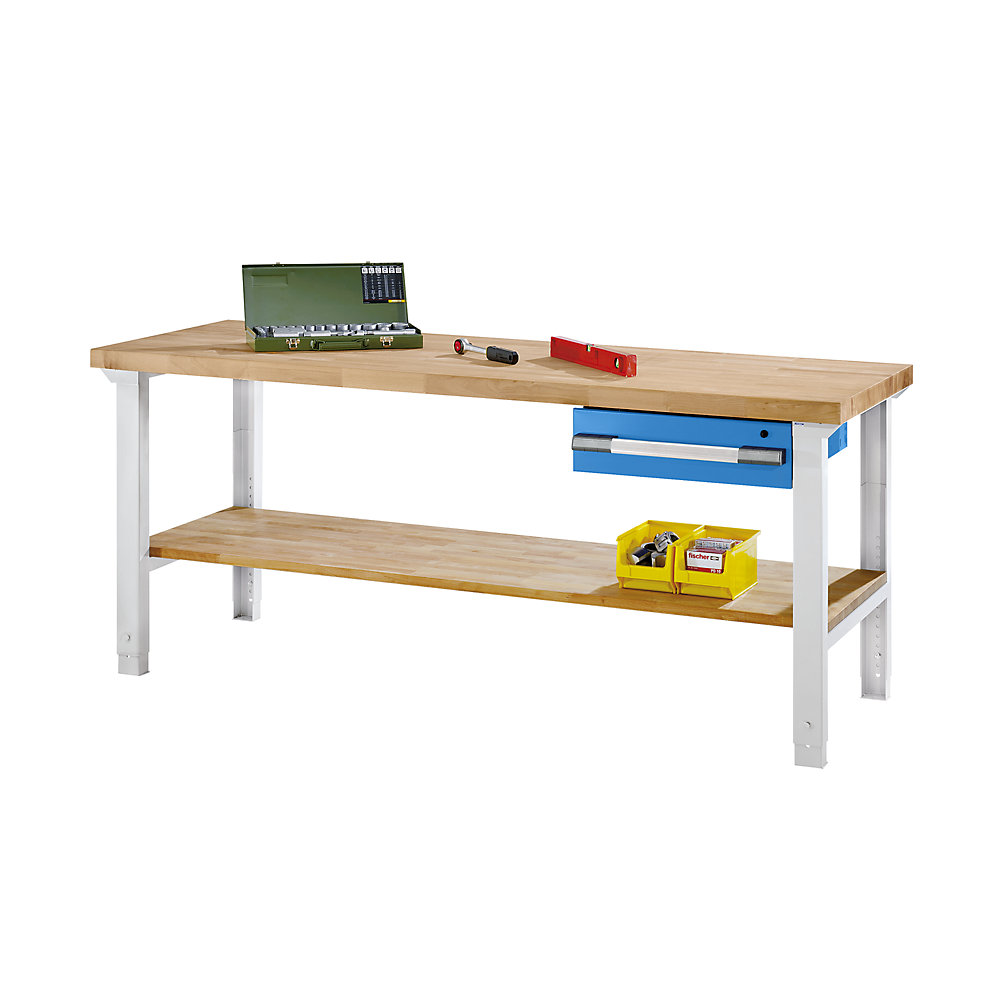 eurokraft pro 7000 Workbench Modular System Light Blue/Light Gray 1500x700mm 2