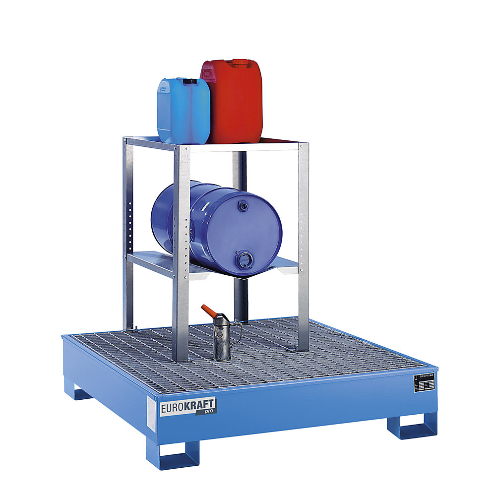 Rayonnage pour fûts et bidons eurokraft pro