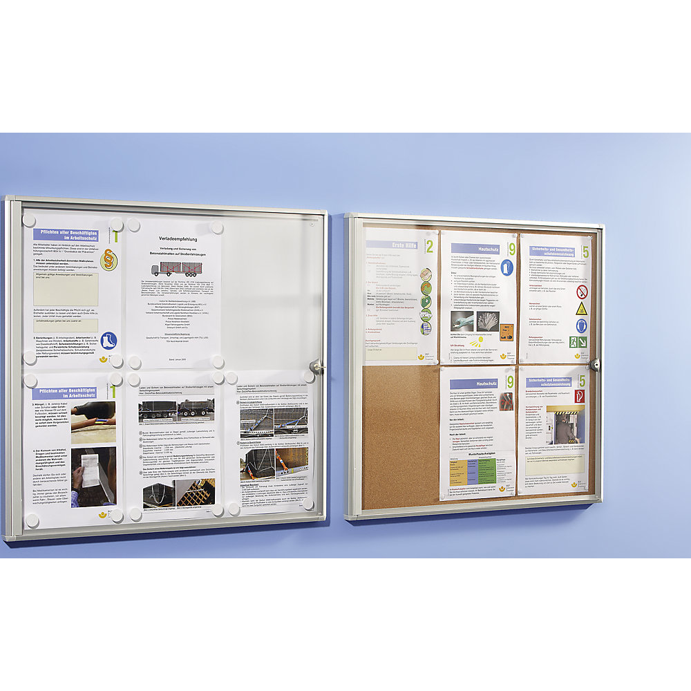 Photos - Display Cabinet / Bookcase eurokraft basic metal rear panel, metal rear panel, 8 x A4 sheets, HxW 655