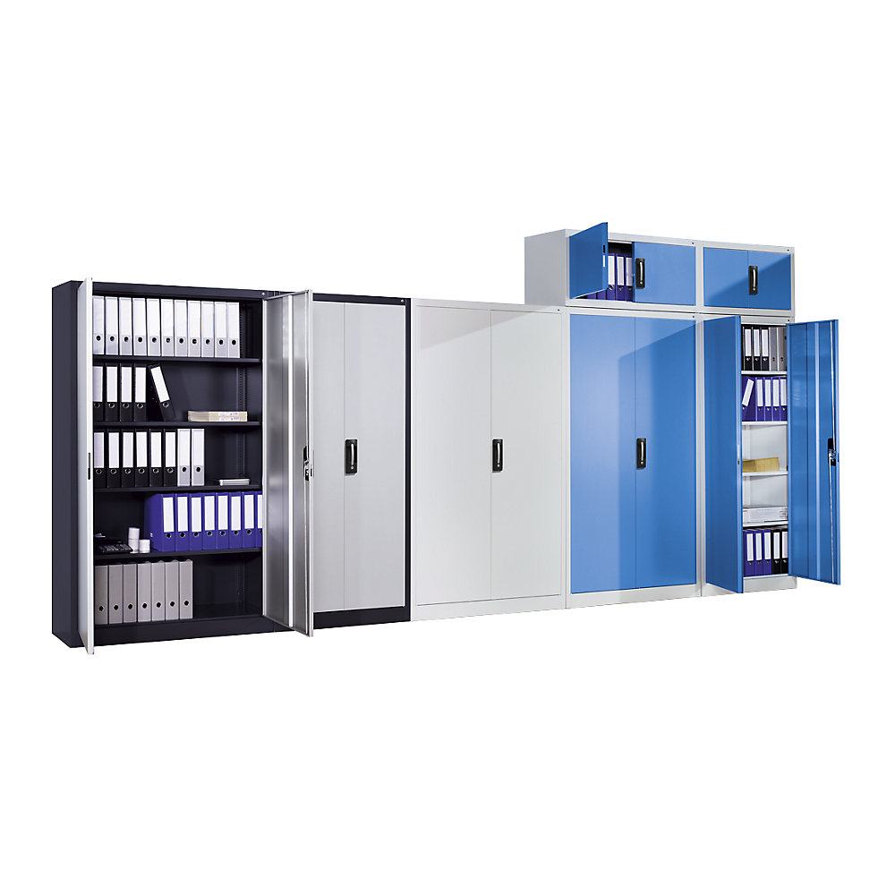 C+P ACURADO Aufsatzschrank lichtgrau 1200x500x500 mm 2