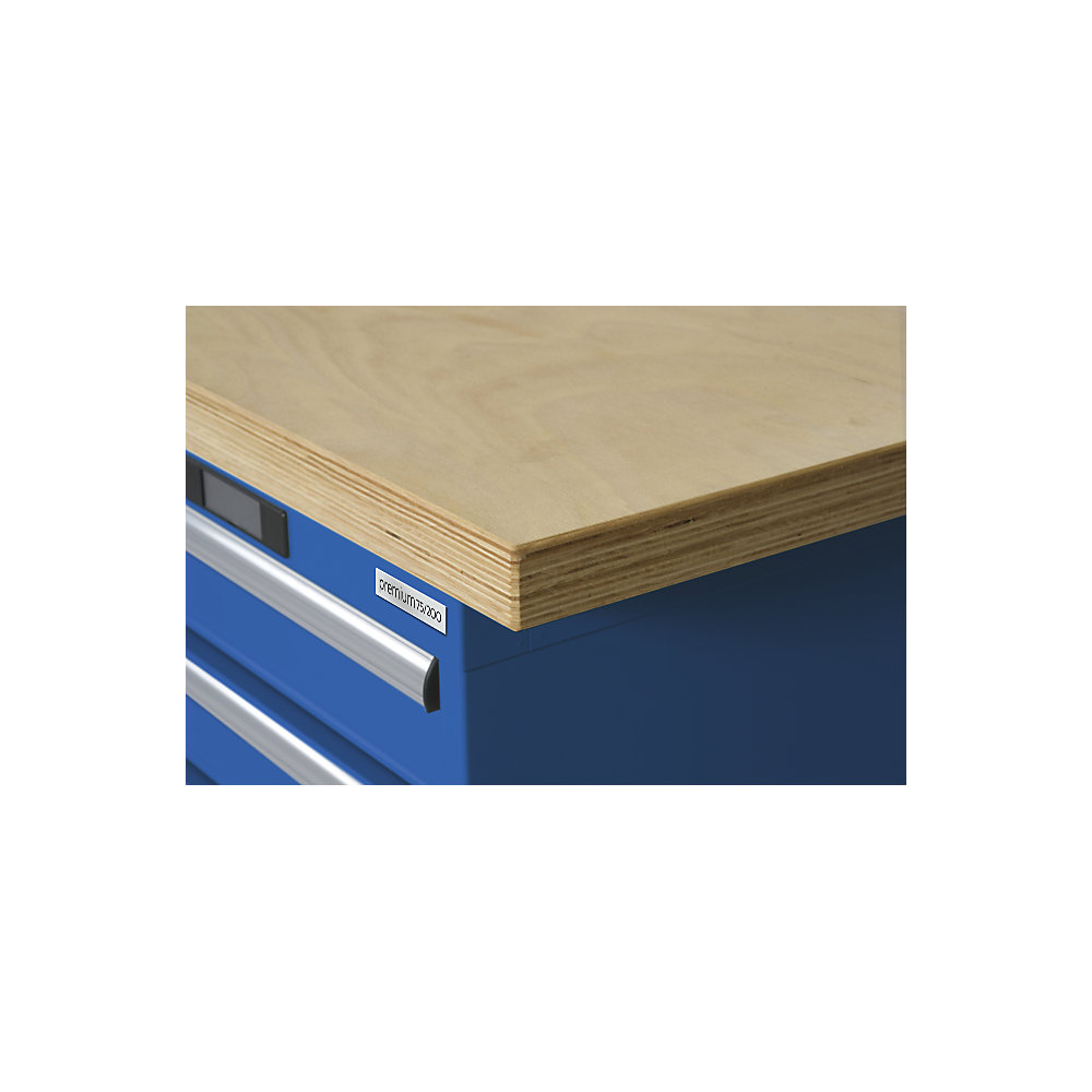 LISTA Workbench Top Beech Multiplex 2000 x 750 x 40 mm 2