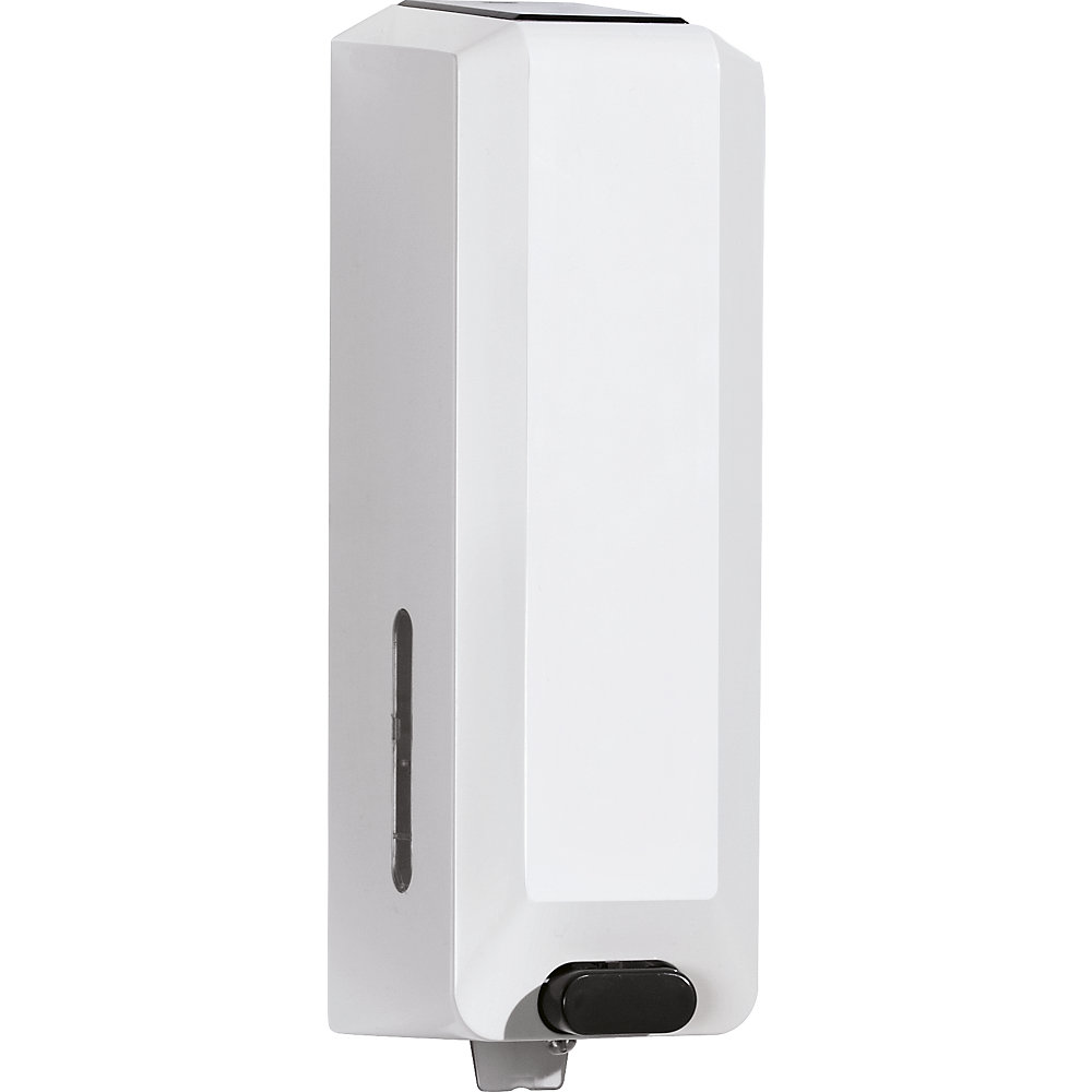 Distributeur de savon en plastique blanc