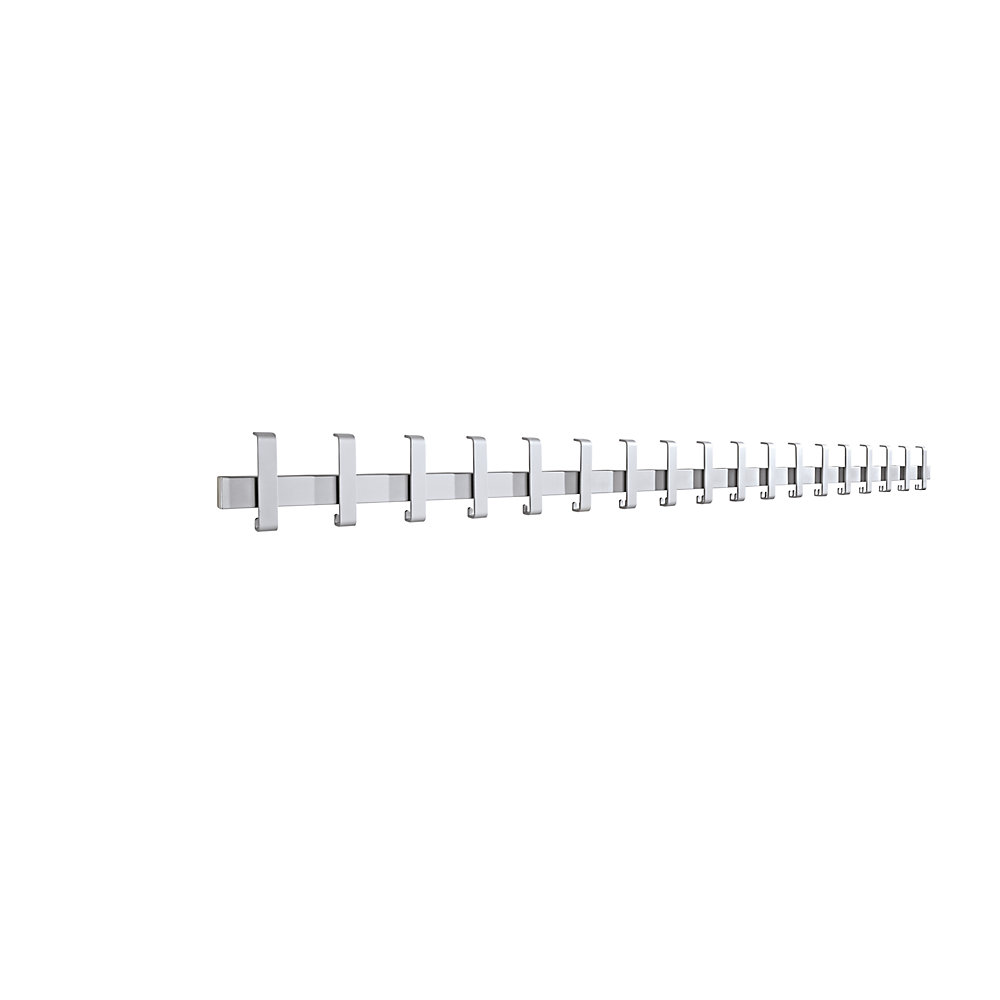 Kaiserkerkraft Wall Coat Rack 6 Hooks White Aluminum 3
