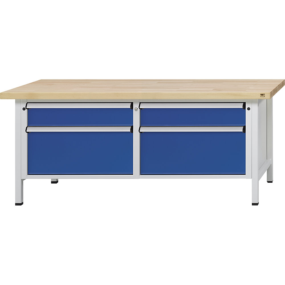 Établi avec tiroirs XL/XXL, sur piétement