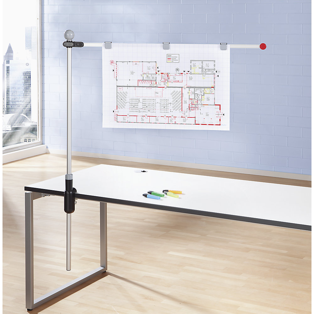 Photos - Dry Erase Board / Flipchart MAUL with 1 swivel arm, with 1 swivel arm, height adjustment range up to 1 