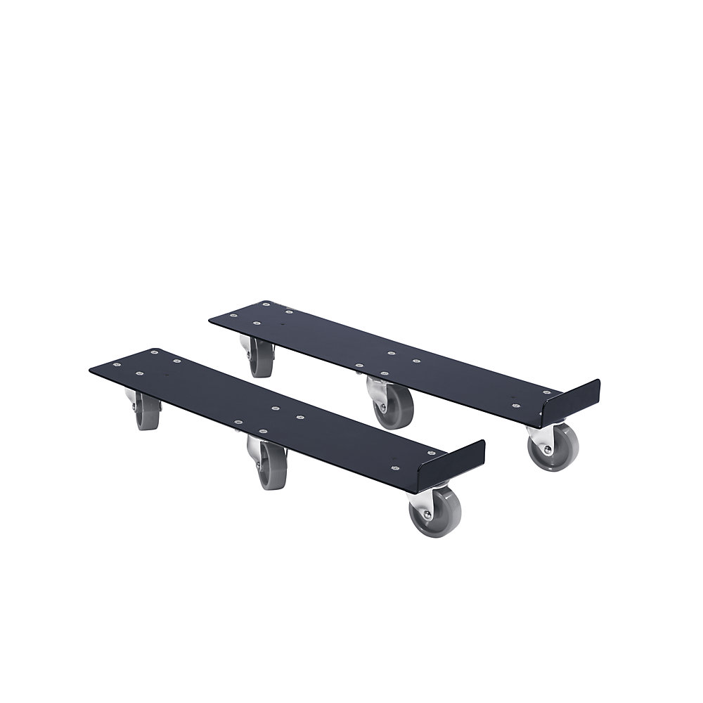 asecos Transport dolly, for type 90 hazardous goods storage cupboard, pack of 2