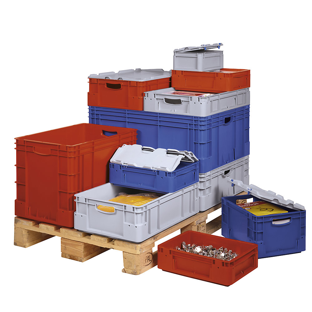 Kaiserkraft Industriebehälter Stackable Container Gray 4