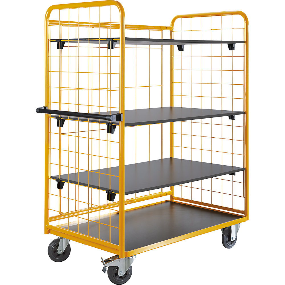 Chariot de montage à tablettes professionnel