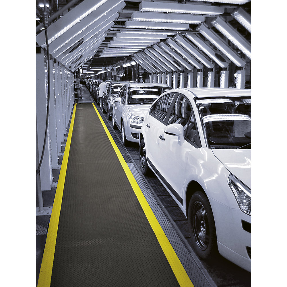 Anti-Ermüdungsmatte Cushion Trax®, pro lfd. m, PVC, schwarz, Breite 600 mm NOTRAX 2