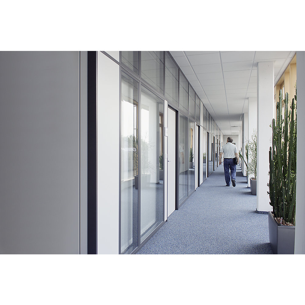 Kaiserkraft Systemtrennwand Türelement Single Door Solid Panel 2