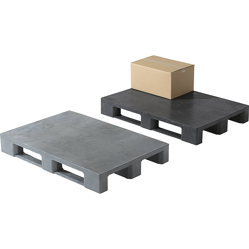 ratioform EURO Plastic Pallet With Edge Closed Top Anthracite 2