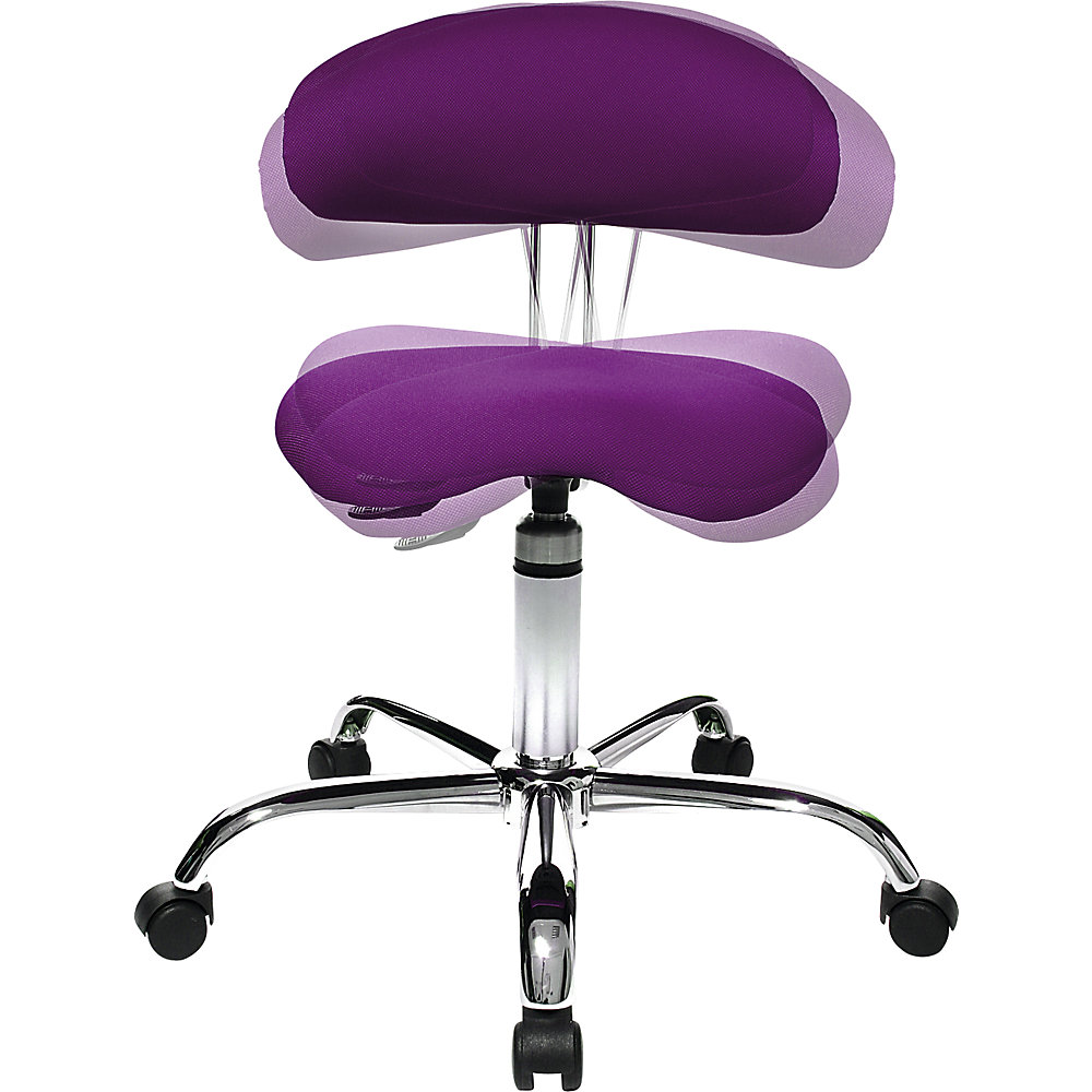 Hocker SITNESS 40, 3-dimensional beweglich, lila Topstar 2