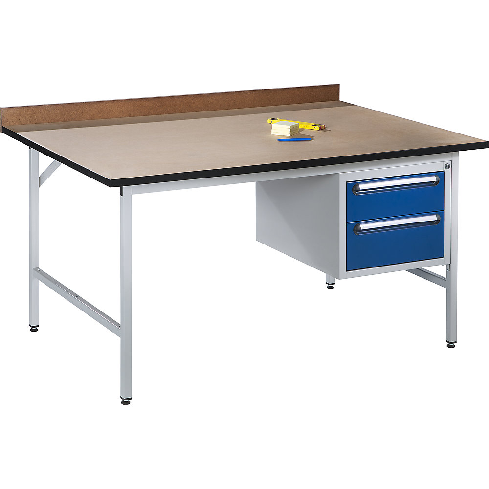 RAU Height-Adjustable Workbench Light Gray 1500x800 mm 2