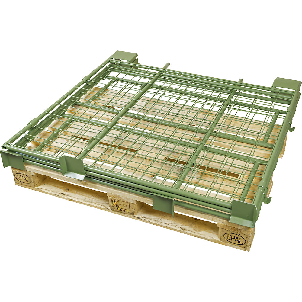 ratioform Mesh Pallet Collar Reseda Green 120x80x80 cm 2