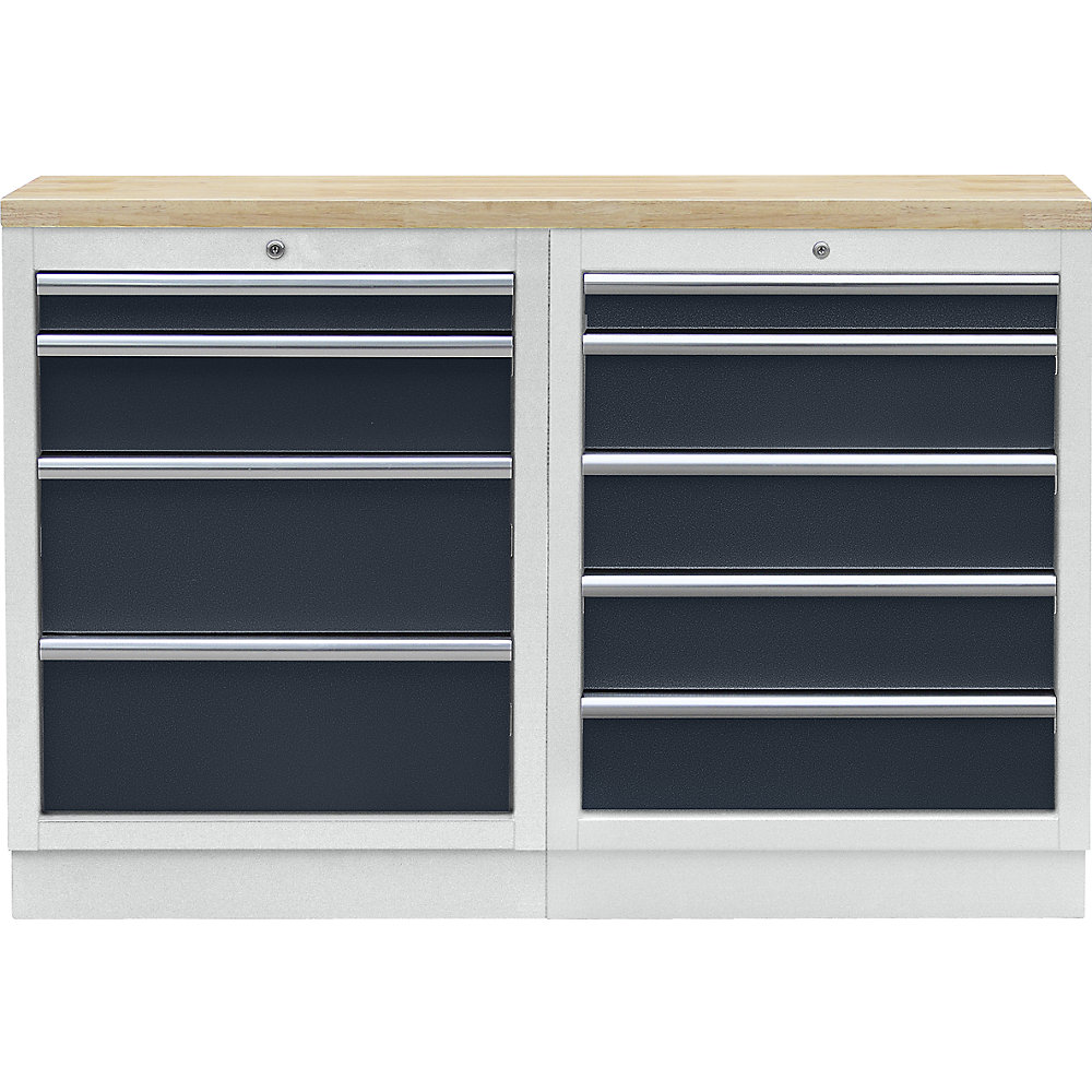 Etabli avec 2 blocs-tiroirs