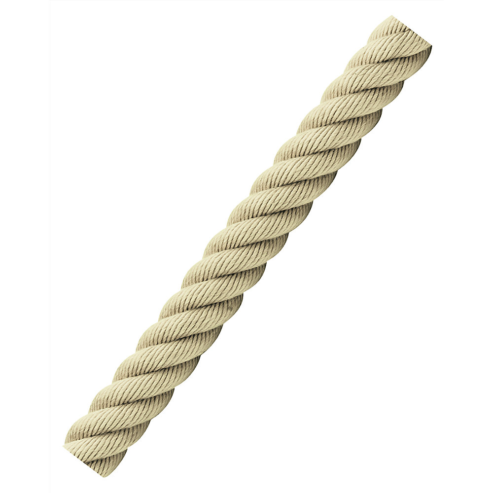 kaiserkraft Absperrkordel 1,5 m, Endstücke Nickel matt, Kordel beige 2