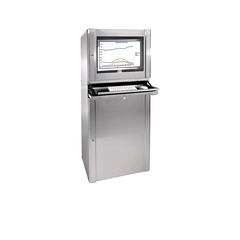 Image of Armadio per PC in acciaio inox - kaiserkraft043
