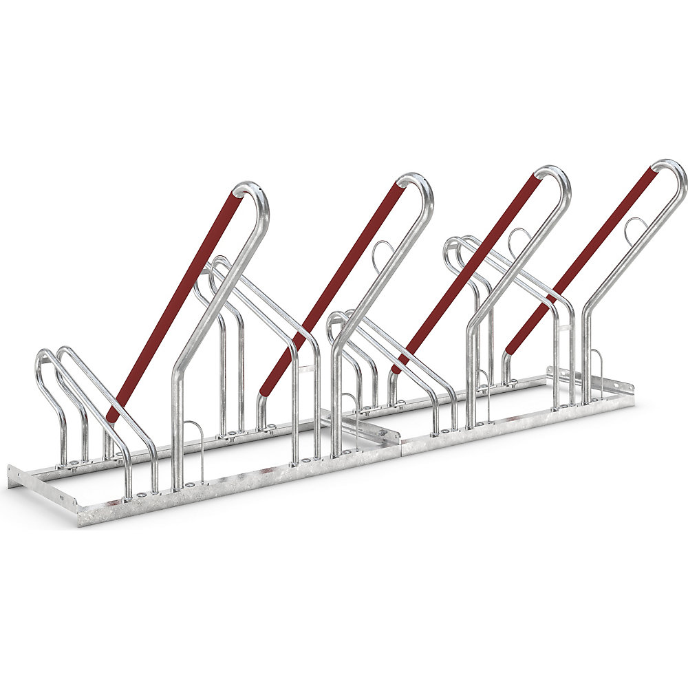 Anlehnparker, Modell 2500 XBF, einseitig, 4 Einstellplätze WSM