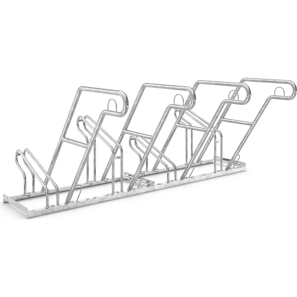 Anlehnparker, Modell 2600 XBF, einseitig, 4 Einstellplätze WSM